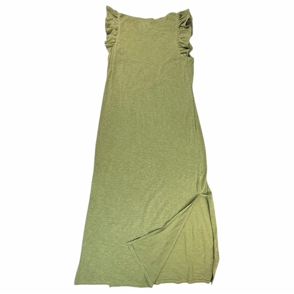 Anthropologie Sundry Women’s Ruffled Peasant Midi Dress Sage Green Size Small - Picture 8 of 9